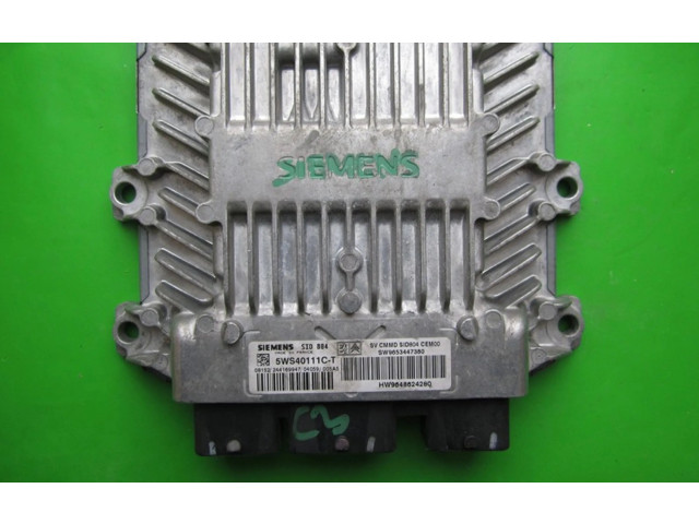 Řídící jednotka 9653447380, 5WS40111C-T   Citroen C2 2003