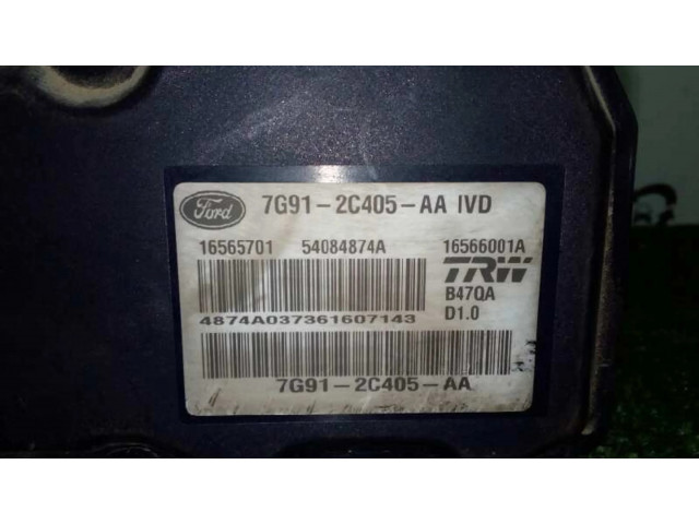 Блок АБС 7G912C405AA, TRW   Ford  Mondeo Mk III  2000-2007 года