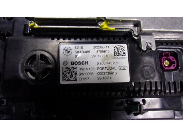 Přístrojová deska  BMW iX3 G08 2022 62105B35D79, 62105A4B48901  