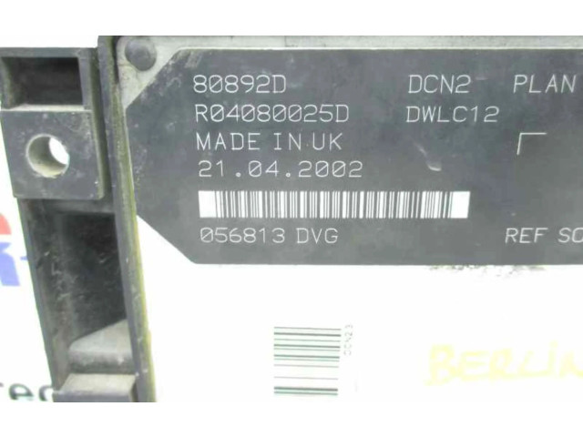Řídící jednotka 9641390180   Citroen Berlingo 