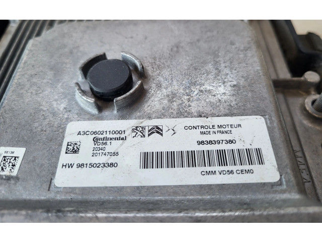 Řídící jednotka 9815023380, 9827205180   Opel Crossland X 2021