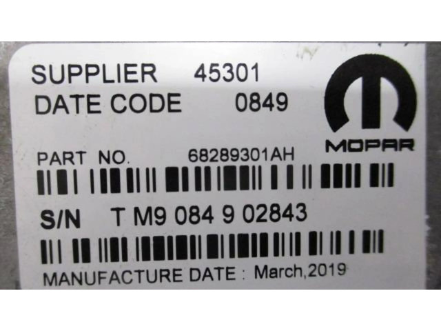 Дисплей    68289301AH, TM9084902843   Jeep Grand Cherokee