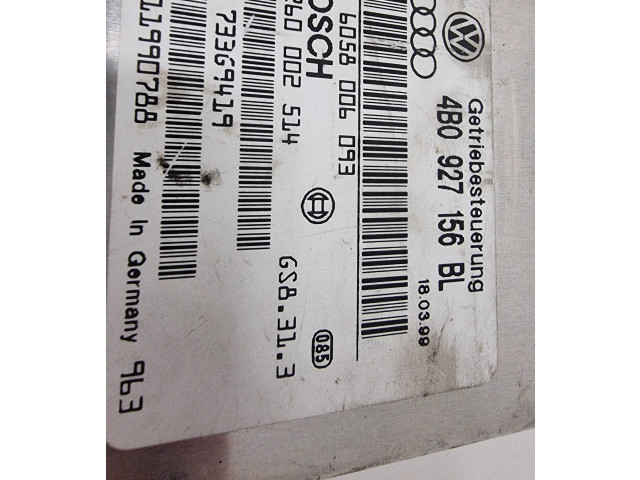 Блок управления коробкой передач 4B0927156BL, 73369419   Audi A6 S6 C5 4B