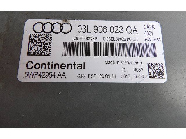 Řídící jednotka 03L906023KP, 5WP42954AA   Audi A1 2012