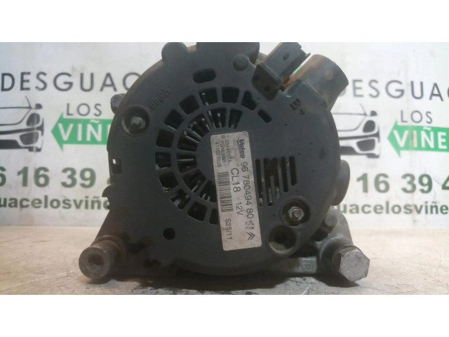 Генератор 9678049480, ALTERNADOR   Citroen C4 Grand Picasso 2.0     