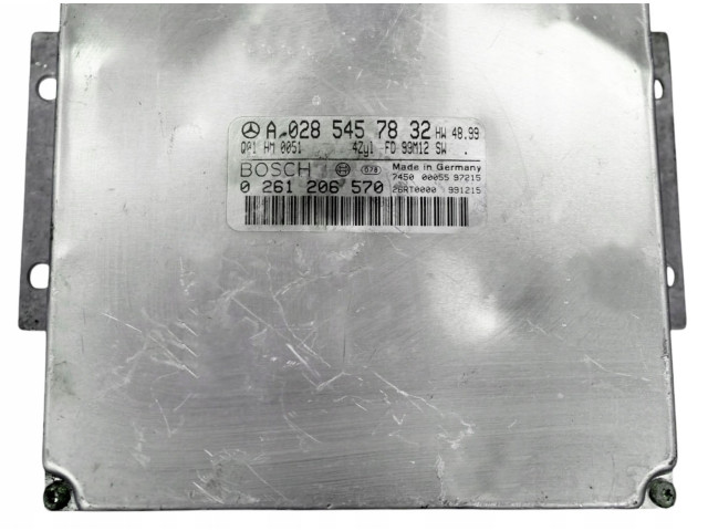 Блок управления двигателя A0285457832, 0261206570   Mercedes-Benz CLK A208 C208