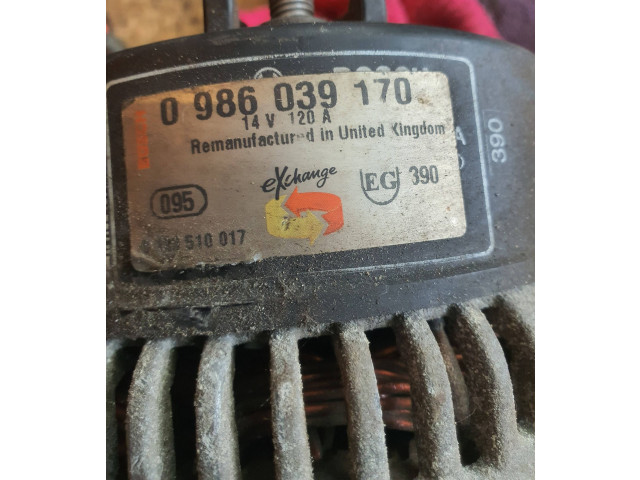 Поршень Генератор  0986039170, 0123510017  Volvo S90, V90  