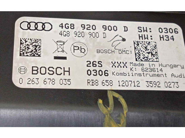 Панель приборов 4G8920900D   Audi A6 C7       