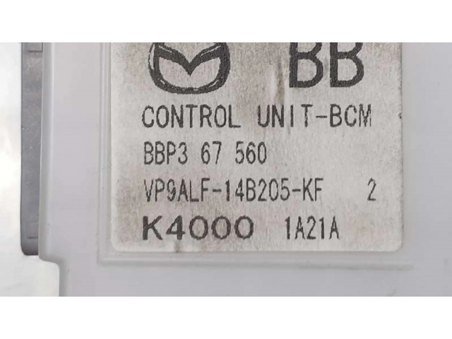 Блок управления BBP367560, K40001A21A   Mazda 3 II