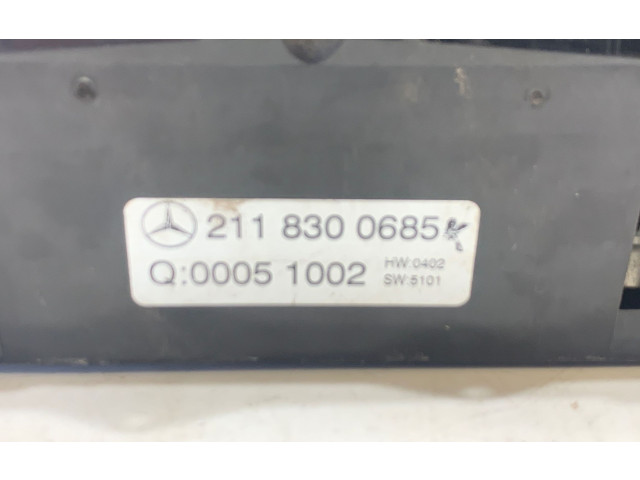 Блок управления климат-контролем 2118300685, 00051002   Mercedes-Benz E W211
