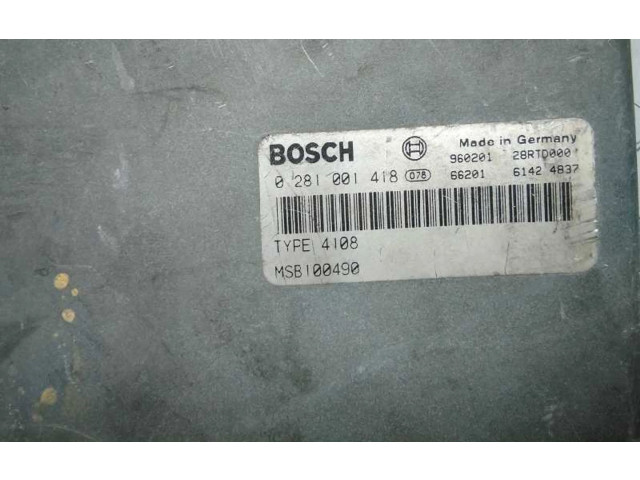 Řídící jednotka MSB100490, 43772   Rover Rover 1995
