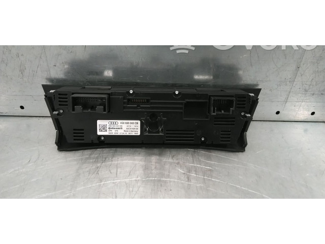 Блок управления климат-контролем 4G0820043CB   Audi A6 S6 C7 4G