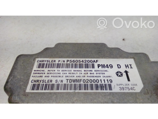 Блок подушек безопасности P56054200AF, 56054200AF   Dodge Caliber