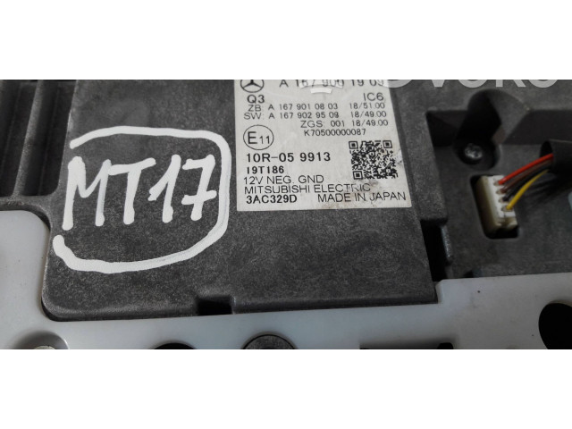 Přístrojová deska  Mercedes-Benz GLE W167 2022 A1679001909  