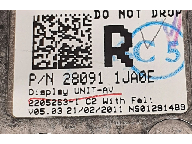 Дисплей    280911JA0E   Infiniti FX