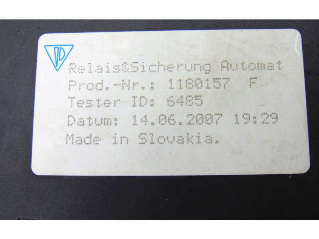   Pojistková skříňka 99761030100   Porsche Cayman 987 2005