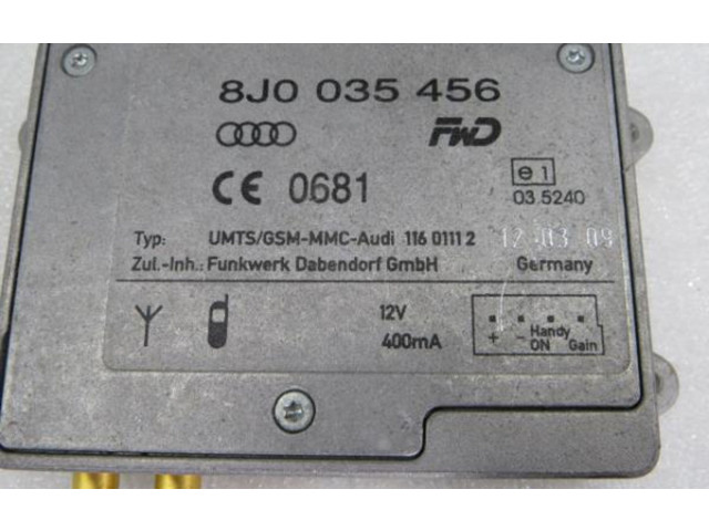 Блок управления 8J0035456, E1035240   Audi RS4 B8