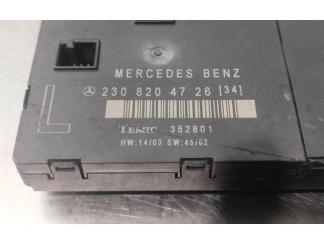 Блок комфорта 2308204726   Mercedes-Benz SL R230   