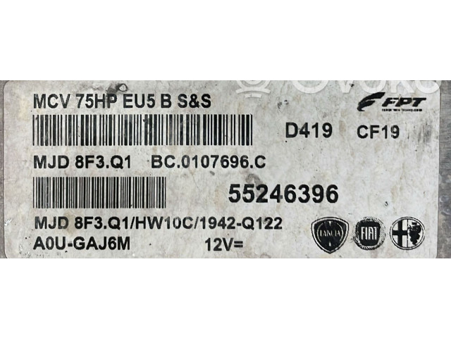 Комплект блоков управления 55246396, 55246396   Fiat Qubo