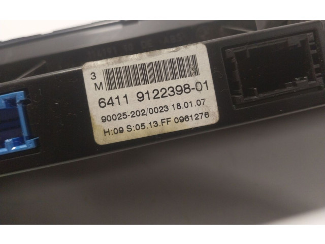 Блок управления климат-контролем 64119122398, 912239801   BMW 6 E63 E64