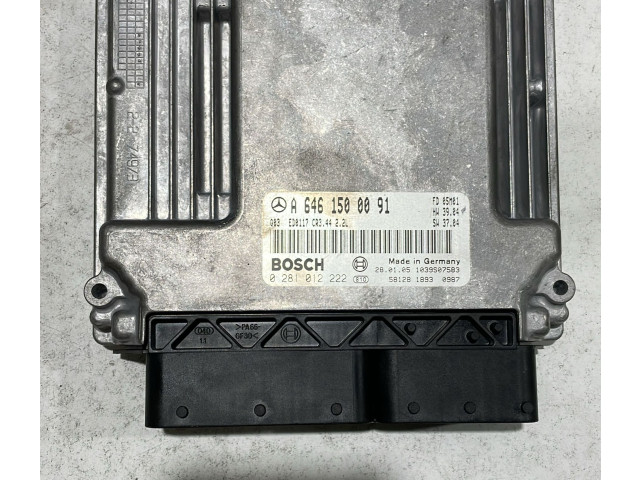 Řídící jednotka 0281012222, 0281012222   Mercedes-Benz C W203 2005