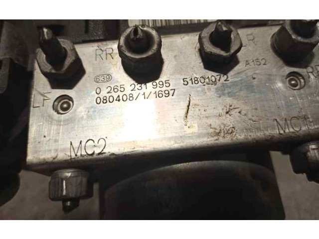 Блок АБС 51801072, 0265231995   Fiat  Linea   -  года