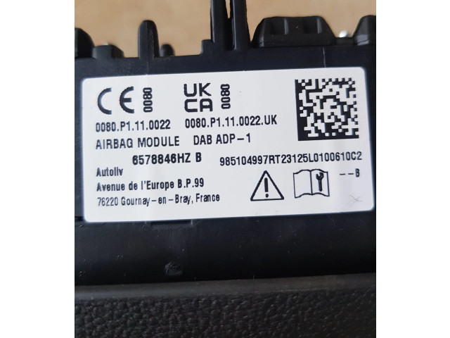 Подушка безопасности водителя 985104997R, 8573848HZB   Renault Espace VI