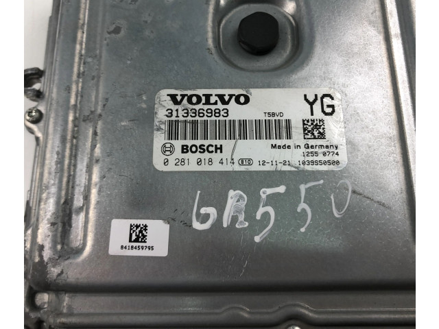 Řídící jednotka 31336983, 0281018414   Volvo V60 2012