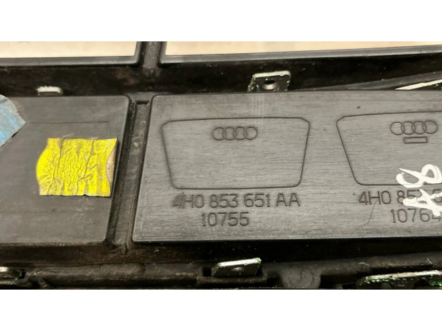 Передняя решётка Audi A8 S8 D4 4H 2010-2016 года 4H0853651AA, 10755      