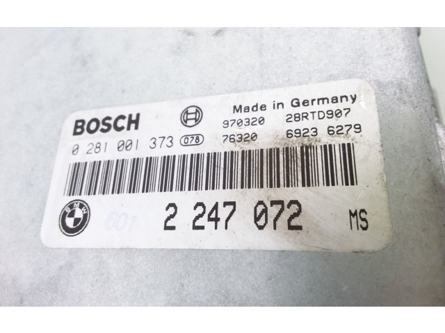 Блок управления двигателя 2247072, 0281001373    BMW 5 E39 1996 - 2003 года