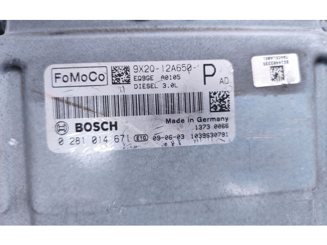 Řídící jednotka 9X2Q-12A650-P, 0281014671   Jaguar XF 2009