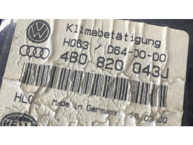 Блок управления климат-контролем 4B0820043J   Audi A6 Allroad C5