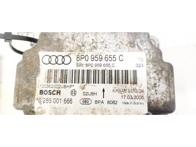 Блок подушек безопасности 8P0959655C, 0285001666   Audi A3 S3 8P