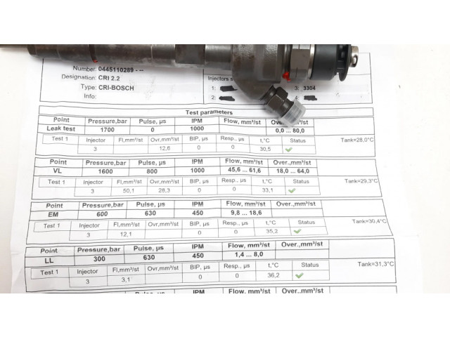 Форсунка 7798446, 0445110289    BMW 3 E90 E91 для дизельного двигателя N47D20A 1.8