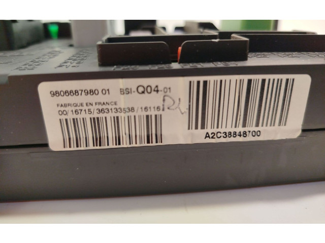Pojistková skříňka Řídící jednotka BSM 9806687980, A2C38848700   Peugeot 508 2016