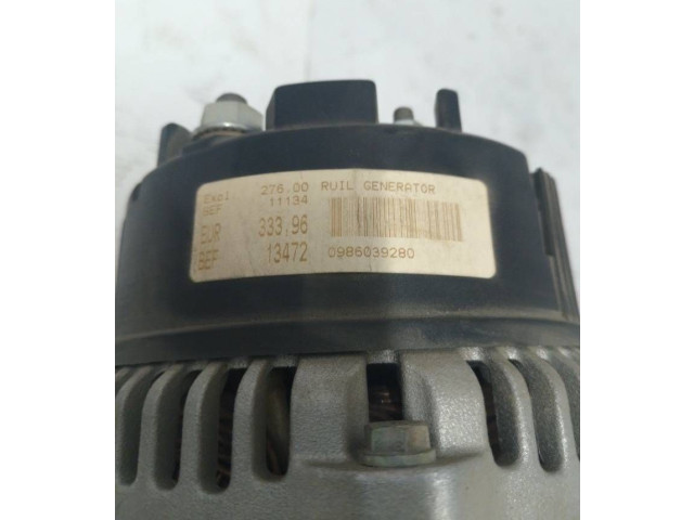 Генератор 0120485047, 0986039280   Audi 80 90 S2 B4      