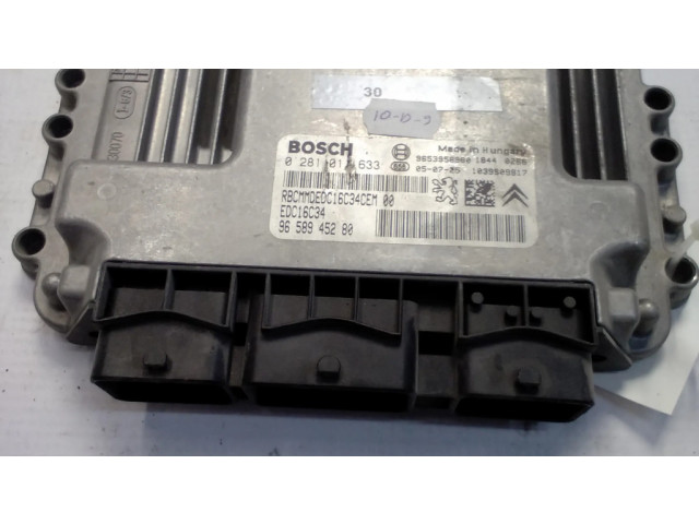 Řídící jednotka 9658945280, 0281011633   Peugeot 407 2006