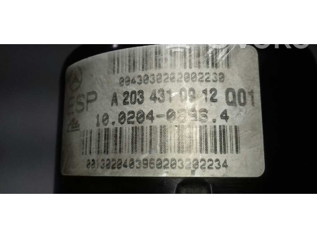 Jednotka ABS A2095452632, A2034310912   Mercedes-Benz C W203 2003