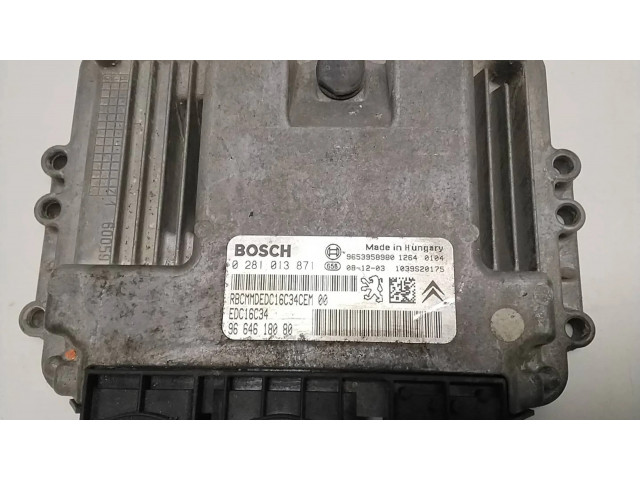 Комплект блоков управления 9664618080, 9653958980   Citroen Berlingo