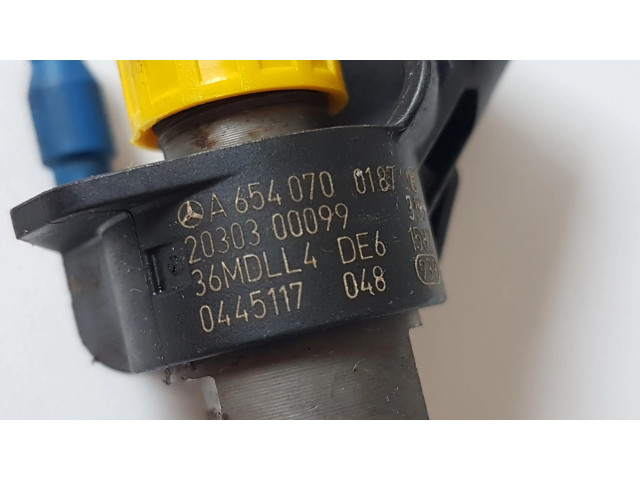 Vstřikovač A6540700187, 0445117048   Mercedes-Benz CLA C118 X118  pro naftový motor 2.0 654920 654920