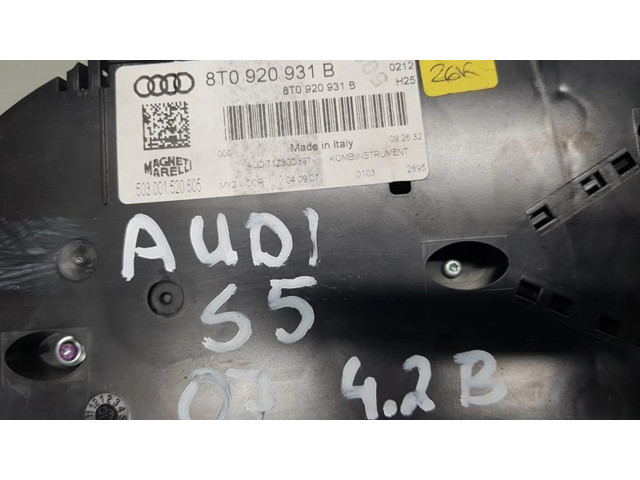 Панель приборов 8T0920931B   Audi S5 Facelift       