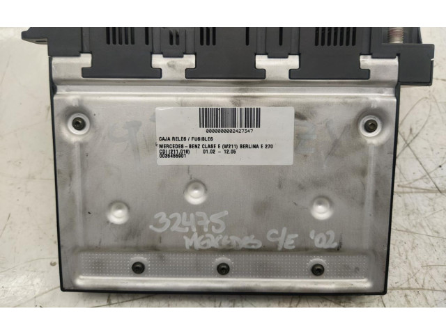 Блок предохранителей 0035455901   Mercedes-Benz E W211    