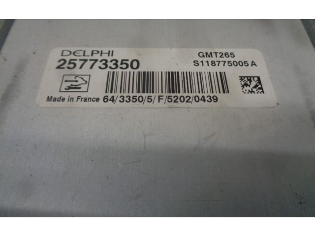 Блок управления 25773350, S118775005A   Cadillac SRX