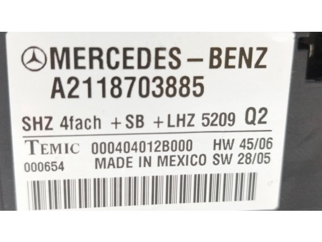 Блок управления A2118703885, 000404012B000   Mercedes-Benz GL X164