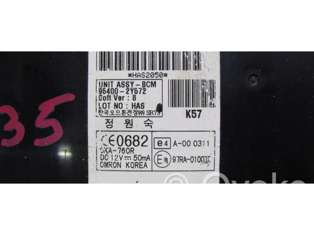 Pojistková skříňka Řídící jednotka BSM 954002Y572   Hyundai ix35 2010