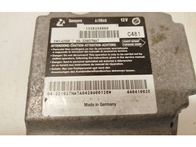 Блок подушек безопасности 1336356080, 44041003E   Citroen Jumper