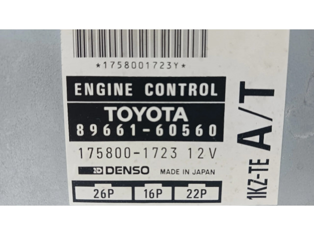 Блок управления двигателя 89661-60560   Toyota Land Cruiser (LJ79)