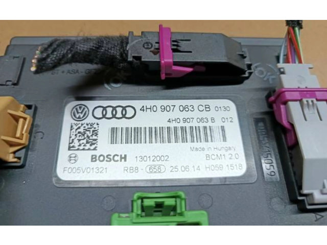 Блок комфорта 4H0907063CB, 13012002   Audi A6 S6 C7 4G   