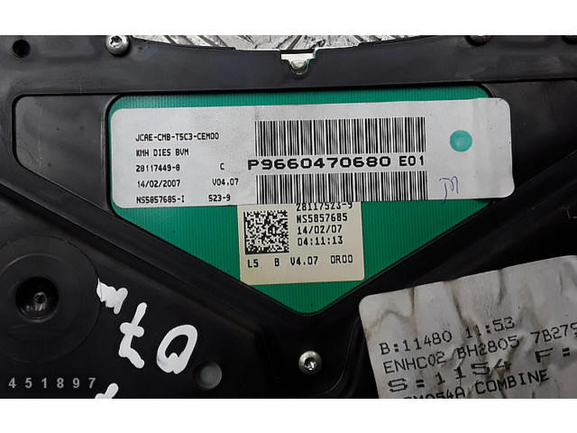 Řídící jednotka 9660470680   Peugeot 307 CC 2007