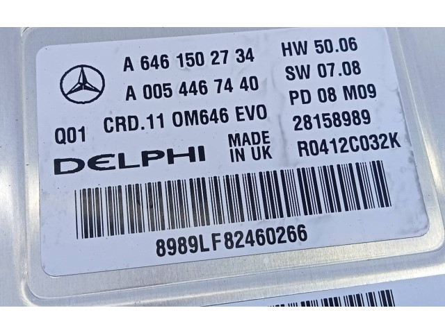 Řídící jednotka A6461502734, A0054467440   Mercedes-Benz C W204 2008
